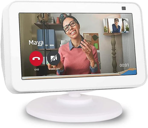 Stand for Echo Show 5 (1st Gen and 2nd Gen) | Adjustable Design to Improve Viewing Angle | Magnetic,Swivel and Tilt Accessory for Alexa Smart Disp...