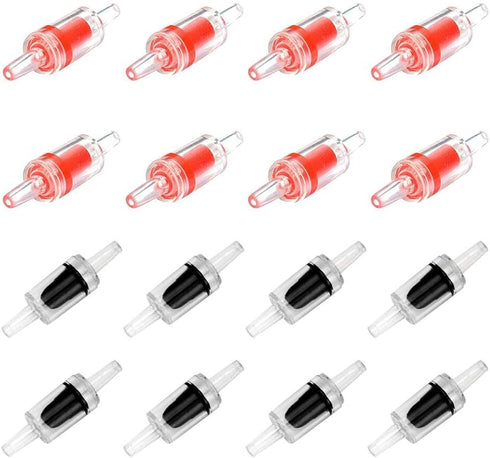 Aquarium Check Valves 16pcs One Way Air Pump Valves Non-Return One Way Air Valves for 3/16 inch Fish Tank Aerator Airline Tubing Accessories Pipe ...
