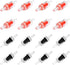 Aquarium Check Valves 16pcs One Way Air Pump Valves Non-Return One Way Air Valves for 3/16 inch Fish Tank Aerator Airline Tubing Accessories Pipe ...