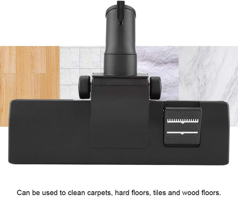 Vacuum Cleaner Head Plastic Adjustable Carpet Floor Brush Nozzle Attachment Tool for Floor Carpet(32mm Inner Diameter),Vacuum Cleaner Parts...