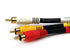 Monoprice 102196 3-Feet Triple RCA Stereo Video Dubbing Composite Cable (3 x RG59U Cable ), Black...