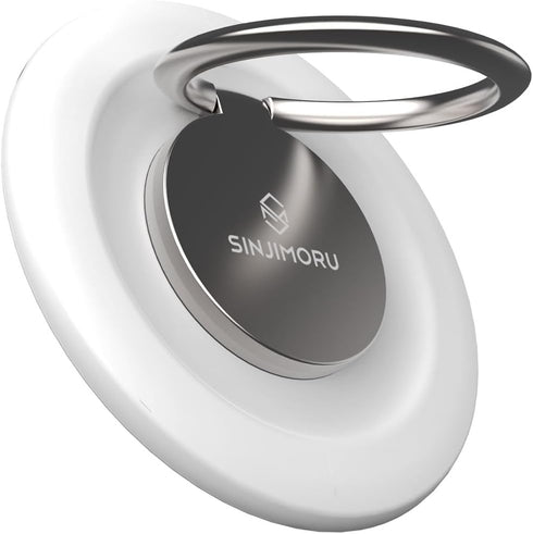 Sinjimoru Magnetic Cell Phone Ring, 360 Degree Rotation Phone Finger Grip for Magnetic Ring Holder Compatible with iPhone 15 14 13 12 Series. M-Ri...