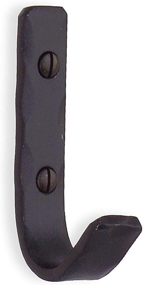 B051 Coat Hook, Black Wrought Iron...