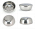 Stainless Steel Korean Kitchen Restaurant Dinner Soup Rice Bowl & Cover 2 Sets...