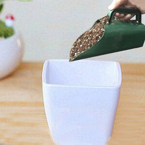 Garden Plastic Shovel, Garden Tool Bucket Shovel, Cultivation Bucket Scoop Sieve Multi Function Spoon Rush Potted Plant Wear Resistant Digging Too...