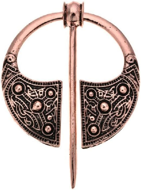 COLORFULBLING Brooch Cloak Pin Scarf Shawl Buckle Clasp Pin Brooch Penannular Brooch for Costume Accessory, Antique Silver, Rose Gold(silver)...