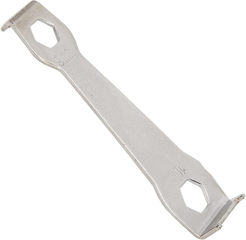 Alomejor Bike Chainring Nut Wrench, Multifunction Stainless Steel Chain Ring Bolts Wrench Crank Removal Wrench Cycling Repair Tool...