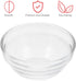 FOMIYES Facial Masks Mixing Bowl Set 5 Sets Masks Prep Measuring Bowl with Spatula, Clear Glass Mix Bowl, Cosmetic Mix Bowl, Skincare Makeup Kit f...