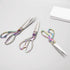 Rainbow Sewing Scissors Holographic Metallic Craft Tailor Scissors 9 Inch Heavy Duty Steel Professional Fabric Shears for Costume Designer Dressma...