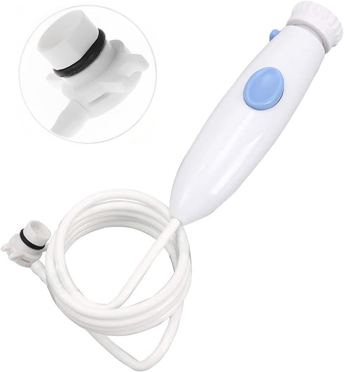 Oral Hygiene Accessories Water Hose Plastic Handle Compatible for Waterpik Oral Irrigator Wp-100 WP-900, Pack of 1 Handle/Hose...