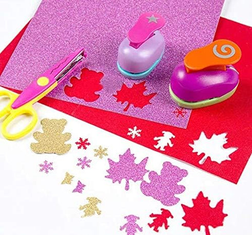 YZH Crafts Glitter Cardstock Paper,No-Shed Shimmer Glitter Paper,10 Sheets, DIY Party Deco, 8 Inch X 12 Inch, A4 Size (Royal Blue)...