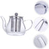1 Set Teapot Loose Leaf Tea Pots Water Pitcher Loose Leaf Tea Maker Water Boiler Tea Infuser Kettle Tea Kettles Glass Tea Pot Handheld Water Jug S...