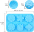 homEdge 6-Cavity Silicone Flowers Shap Mold, Set of 3PCS Non Stick Silicone Mixed Tulip, Daisy Mold for Candy Chocolate Jelly, Ice Cube – 6 Styles...