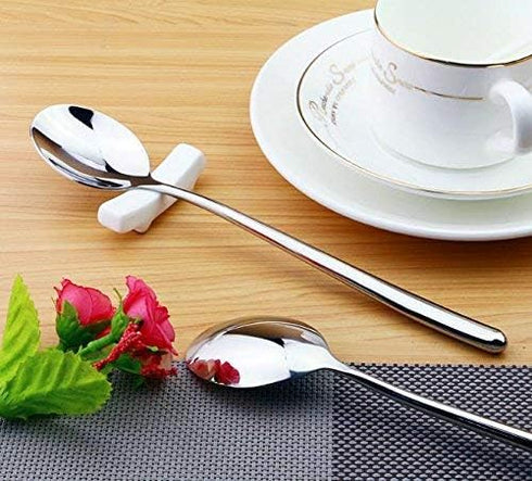 Miupoo Korean Soup Spoons Stainless Steel Long Handle Tablespoon Pack of 5...
