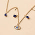 Evil Eye Necklace GoldJewelry Protection for woman/Bohemian Evil Eye Alloy Necklace, gift, Zircon, evil Eye Pendant Necklaces, Third Eye Necklace ...