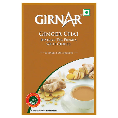 Girnar Instant Chai (Tea) Premix With Ginger 10 Sachet Pack...