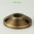 Sturdy Cast Brass Surface Mounting Plate Low Voltage Landscape Lighting Accessories Antique Bronze 2pcs...