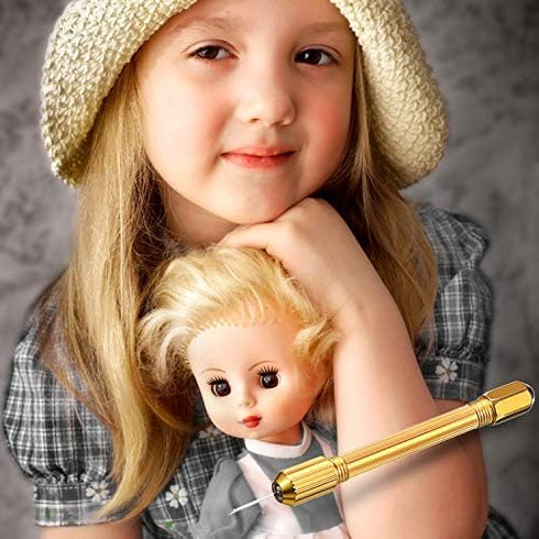 Set of 10 Doll Hair Rooting Holders Reroot Rehair Tools for Girls Doll Hair Making Tools Doll Hair Wig Tool Accessories Doll Breed Hair DIY Suppli...