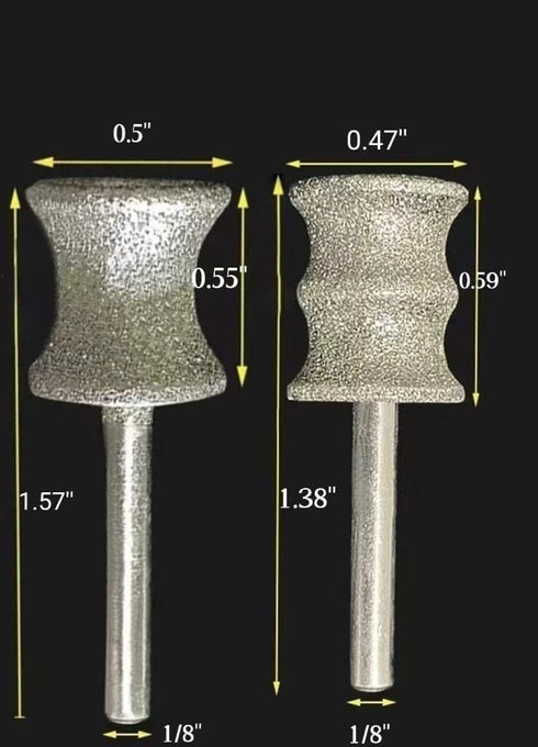 Diamond Rotary Nail Grinder Bits for Dog-Dog Nail Grinder Replacement Heads-Replaced Dog Nail Grinder Wheel- Pet Nail Grinder Attachment 2-Pack...
