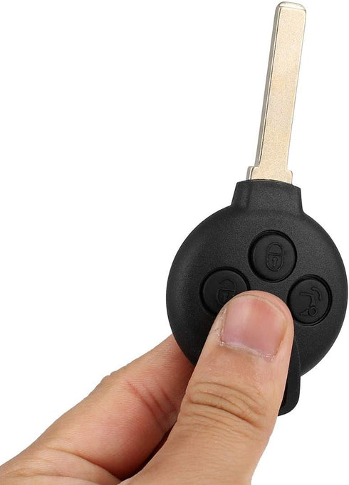 uxcell New Replacement Keyless Remote Car Key KR55WK45144 315Mhz PCF7941 Chip 3+1 4 Button for Mercedes Benz Smart Fortwo 2008-2015...
