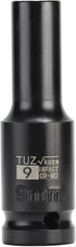 1/2-Inch Drive 9mm Deep Impact Socket with 6-Point Design, Heat-Treated Chrome Molybdenum Alloy Steel, Metric?Hex Deep Socket...