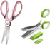Kitchen Scissors 2 Pack Heavy Duty Kitchen Scissors,Herb Scissors Set,Cool Kitchen Gadgets for Cutting Fresh Garden Herbs, Cutting Meat, Food, Fis...