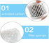 Fish Tank Filter Aquarium Sponge Filter Quiet Small Filter for 1-20 Gallon Aquariums Detachable with Activated Carbon and Air Stone (Air Pump not ...