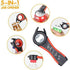 Jar Opener Bottle Opener and Ring Pull Can opener for Seniors, Arthritis Hands and Anyone with Low Strength, Arthritis Jar Openers Get Lids Off Ea...