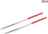 Utoolmart Diamond Needle File, 2-Pieces Mini Diamond Needle File Set, 4mm x 160mm Triangle Files Tools, 150 Grits Small Tip Files, for Metal Glass...