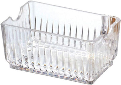 Acrylic Tea Bags Caddy Organizer,Tea Chest Box,Holder for Tea Coffee Bags,Small Packets,Sweeteners,11x6.5x6.5cm,1 Divided Section,YTBH-8330...