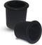 2 Pack Table Umbrella Hole Rings Silicone Umbrella Cone Wedge Plug Patio Umbrella Hole Plug for Patio Table Holes (Black)...