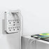 Multi Plug Surge Protector, 6 Outlet with 2 USB A and C Charging Ports 2.4 A ETL Certified Tech2 Multi Outlet for Home, School, Office......