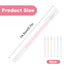 6 Pcs Ballpoint Glue Pen, Quick Dry Glue Pens Cute Macaron Glue Pen Gel Pens Glue Sticks for Handmade Crafting Scrapbooking Card Making School Sup...