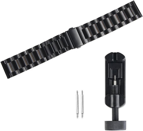 Compatible for Wyze Watch 47mm Band, Quick Release Stainless Steel Metal Replacement Straps Compatible with Wyze Watch 47mm Smartwatch...