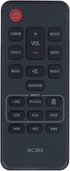 NC302 NC302UH RTNC302UH Replace Soundbar Remote Control fit for Sanyo Sound Bar Speaker Home Theater System FWSB426F FWSB426FA NC306 NC306UH sub f...