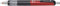 Zebra P-MA93-R Delguard Mechanical Pencil, Type GR 0.5, Red...
