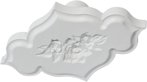 PME Creative Plaque Rose & Plain Embossing Plunger Cutters, Set of 4...