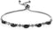 Shop LC Black Spinel Birthstone Bolo Bracelet for Women Wedding Jewelry for Bride Adjustable Slider Chain Birthday Gifts for Women...