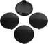 KitsPro 2.4Inch 60MM Wheel Center Caps, Pack of 4 (Gloss Black, Outer 60MM, Inner 56MM)...