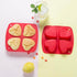 Webake Silicone Heart Mold Heart Shaped Small Cake Pans Muffin Cupcake Mold Tray for Baking, Jelly Pudding Jello Soap Bath Bombs 4 Cavity, 2 Pack...