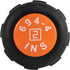 Klein Tools 6944INS Insulated Screwdriver, 1000V Slim Profile Tip, #2 Square with 4-Inch Shank, Cushion-Grip Handle...