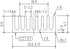 6pcs Small Heatsink 25x25x10mm / 0.98x0.98x0.39inch Aluminum Heat Sink Cooler Radiator with Thermal Conductive Double Sided Tape Cooling for ASUS ...