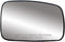 Passenger Side Heated Mirror Glass w/backing plate, Toyota Sequoia SR5 Model, Tundra Base, SR5 Model, 7 3/16" x 8 1/4" x 10 3/4" (w/o turn signal,...