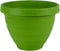 The HC Companies 10 Inch Rings Planter with Self Watering Disk - Lightweight Indoor Outdoor Plastic Plant Pot for Herbs and Flowers, Green...