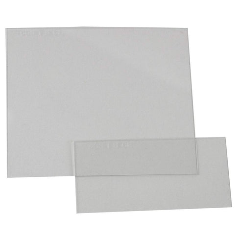 Sellstrom Replacement Cover Plates for WHB1000 Welding Helmet, Inner & Outer Plate Set, Clear, S19451...