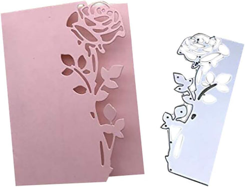 Elaco Rose Metal Die Cutting Dies Stencil Scrapbooking Album Paper Card Decor Craft Embossing DIY (A)...