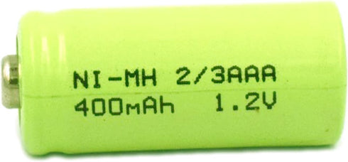 1.2v 2/3 AAA 400mah NiMH Rechargeable Batteries with Button Top for DIY LED Solar Light?12 Packs...
