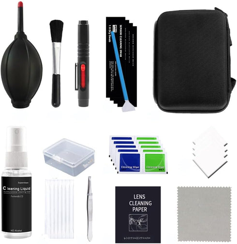 13 in 1 Dust Swiping Air Blower Brush Pen Cleaner Cloth Cleaning kit for Digital Video Camera Computer Smartphone Screen Lens......
