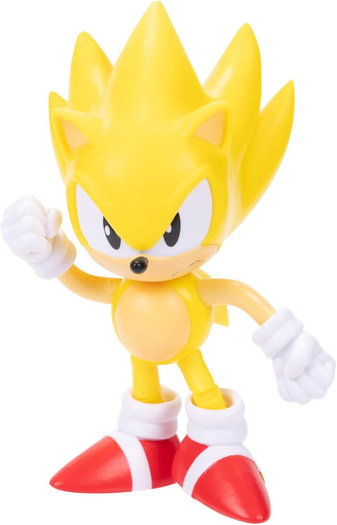 Sonic the Hedgehog 4-inch Super Sonic Action Figure with Red Spring Accessory. Ages 3+ (Officially licensed by Sega)...