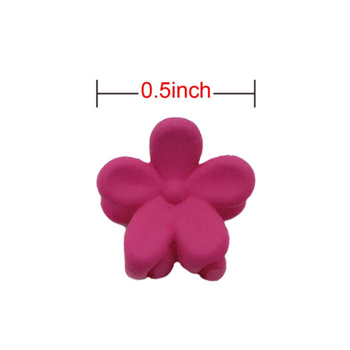 Elesa Miracle 60pcs Baby Girl Mini Hair Claw Clips Flower Hair Bangs Pin Baby Girl Hair Accessories Clips...